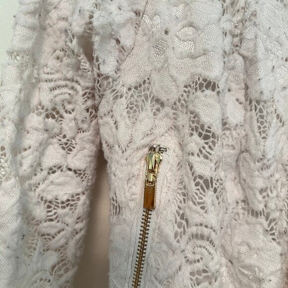 MISC white lace jacket size small - Picture 2 of 4